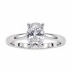 Anillo con Zirconia central oval Anillo con Zirconia central oval
