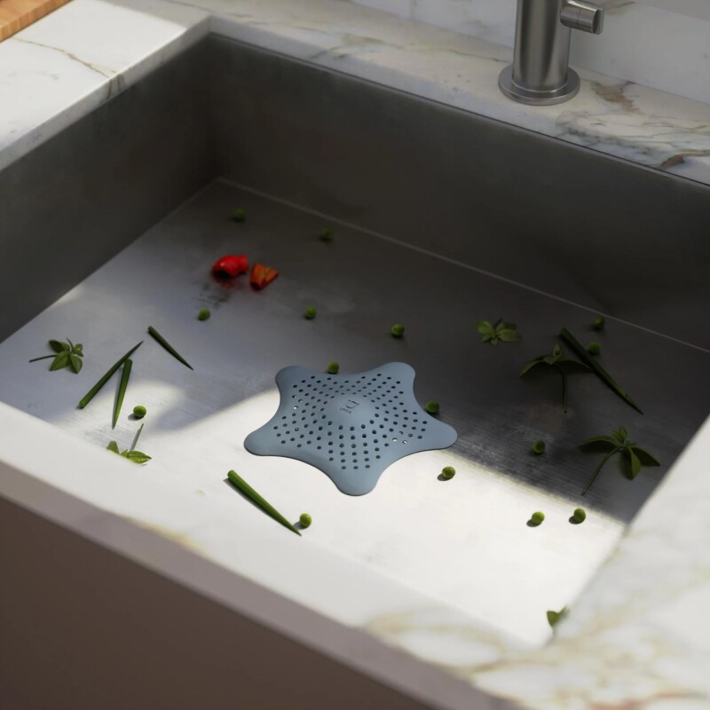 Filtro Silicona para Desagüe de Pileta u Baño Umbra Gris