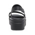 Sandalias Crocs Brooklyn Low Wedge - Mujer Black/black