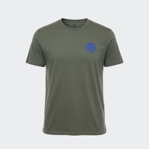 Remera Rip Curl MC Rip Curl Wettie Icon Verde