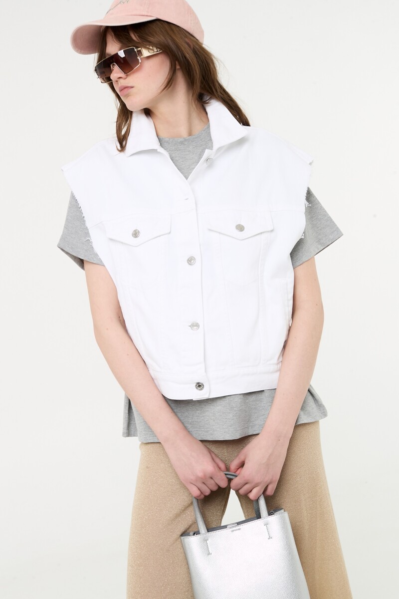 CHAQUETA Blanco
