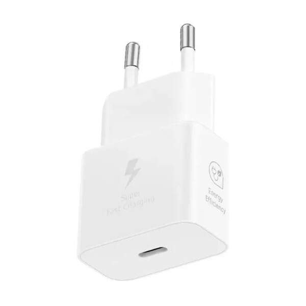 Cargador Samsung 25w Usb Tipo C Sin Cable CARGADOR SAMSUNG 25W TIPO C BLANCO DF