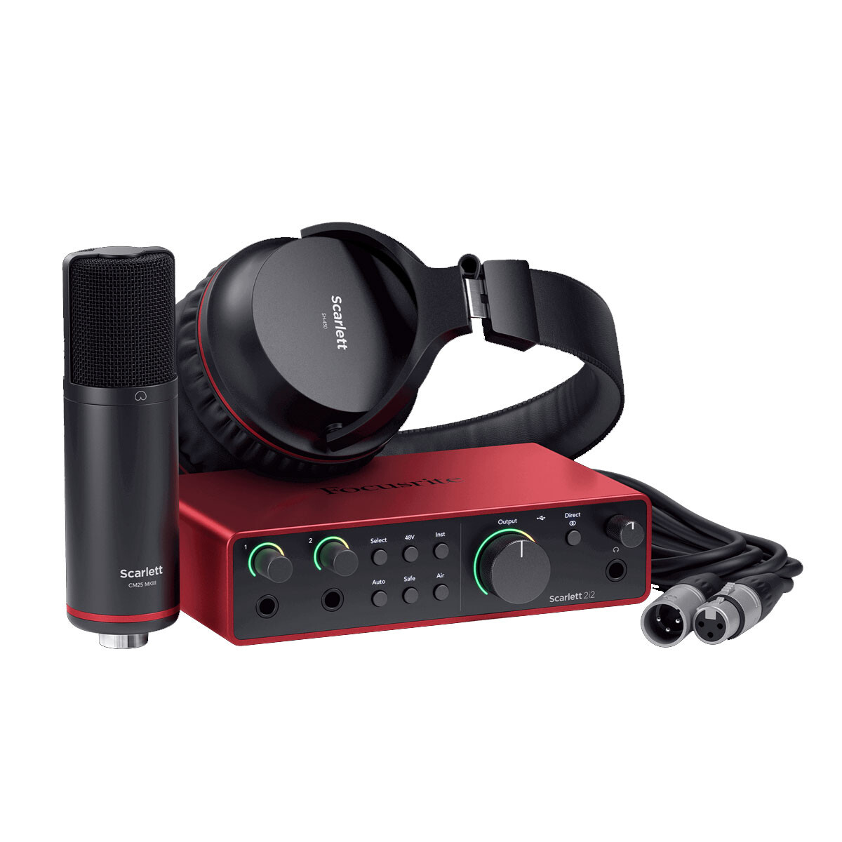 Interfaz De Audio Focusrite Scarlett 2i2 Studio 4th Gen Pack 