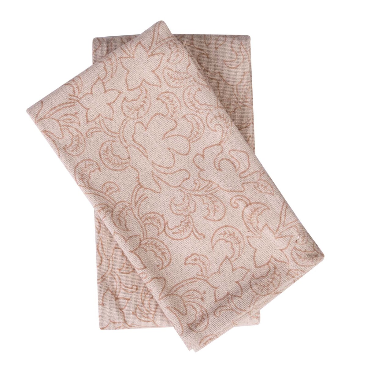 REPASADOR - ALGODON NATURAL-BEIGE FLOREAL BEIGE 