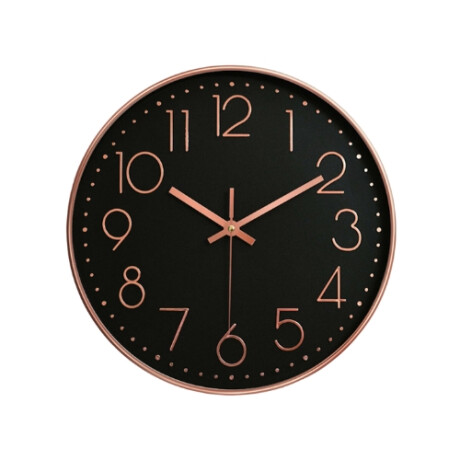 Reloj de pared redondo blanco con dorado Reloj de pared redondo blanco con dorado