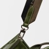 Cartera de Mano Capri En Cuero Liso Verde
