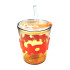 Vaso de vidrio HOHO con sorbito Vaso De Vidrio Hoho Con Sorbito