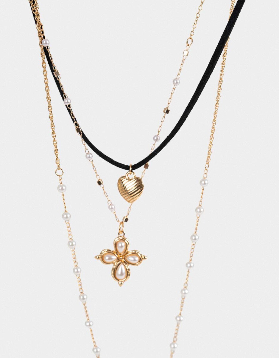 Collar Largo Con Cruz 
