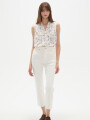 Pantalon Vilehada Marfil / Off White