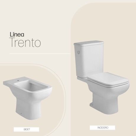Juego Inodoro Bidet Ferrum Trento Completo 000