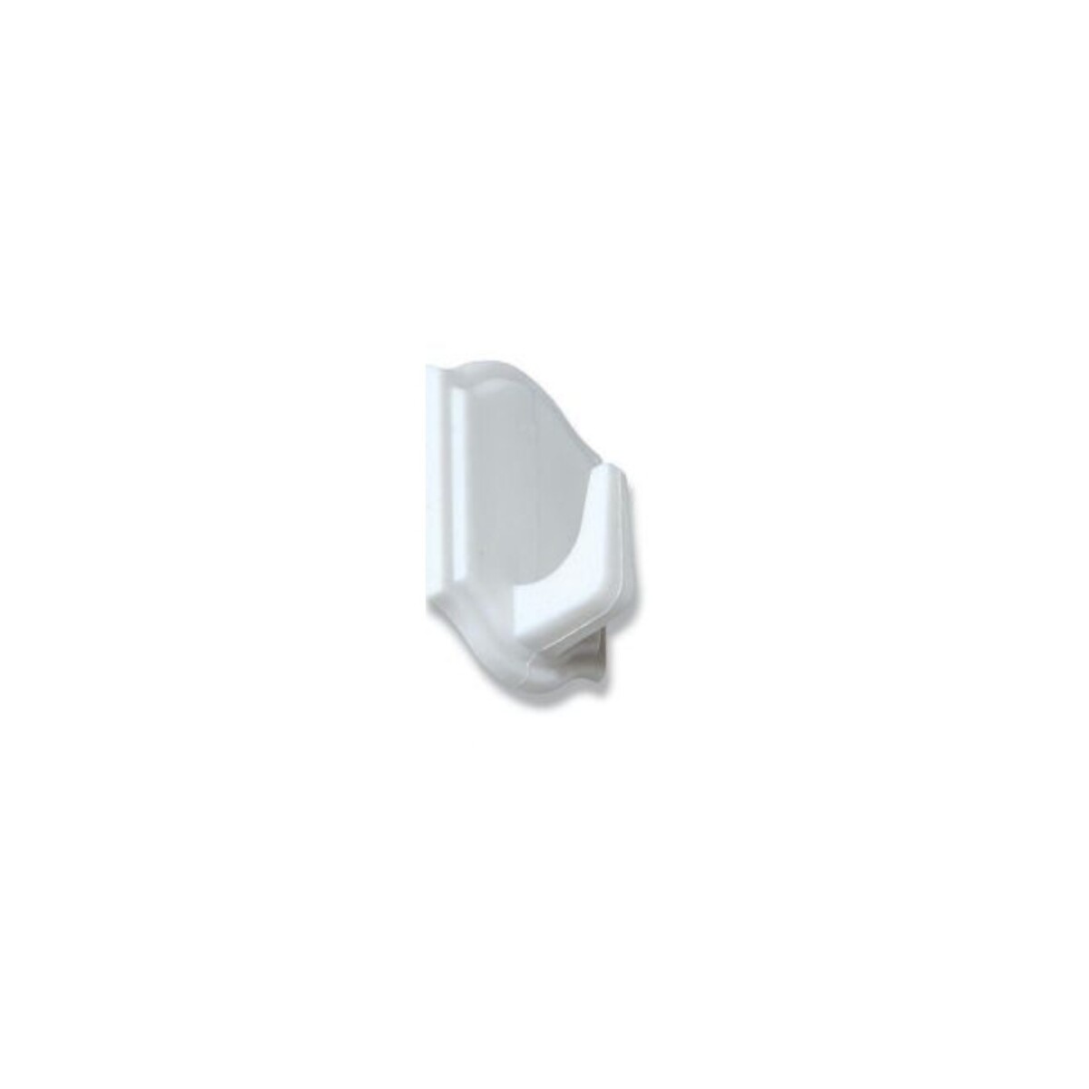 GANCHO ADHESIVO DE PLASTICO 3 PIEZAS - BLANCO 