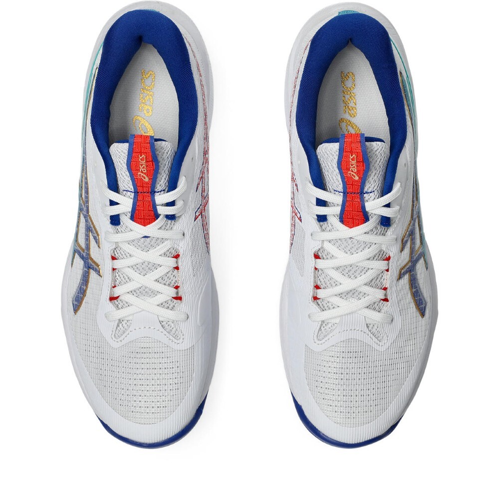 Zapatillas Vóley Netburner Ballistic Ff 4 Hombre White/asics Blue