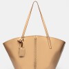 Shopper Neo Craft en cuero charol Camel