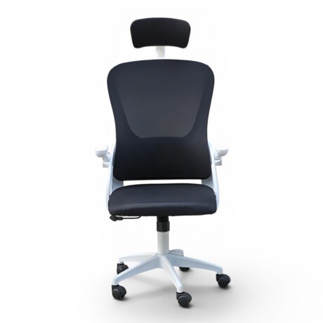 SILLA DE OFICINA ASIENTO ERGONÓMICA ESCRITORIO GIRATORIA REGULABLE APOYABRAZOS NEGRO