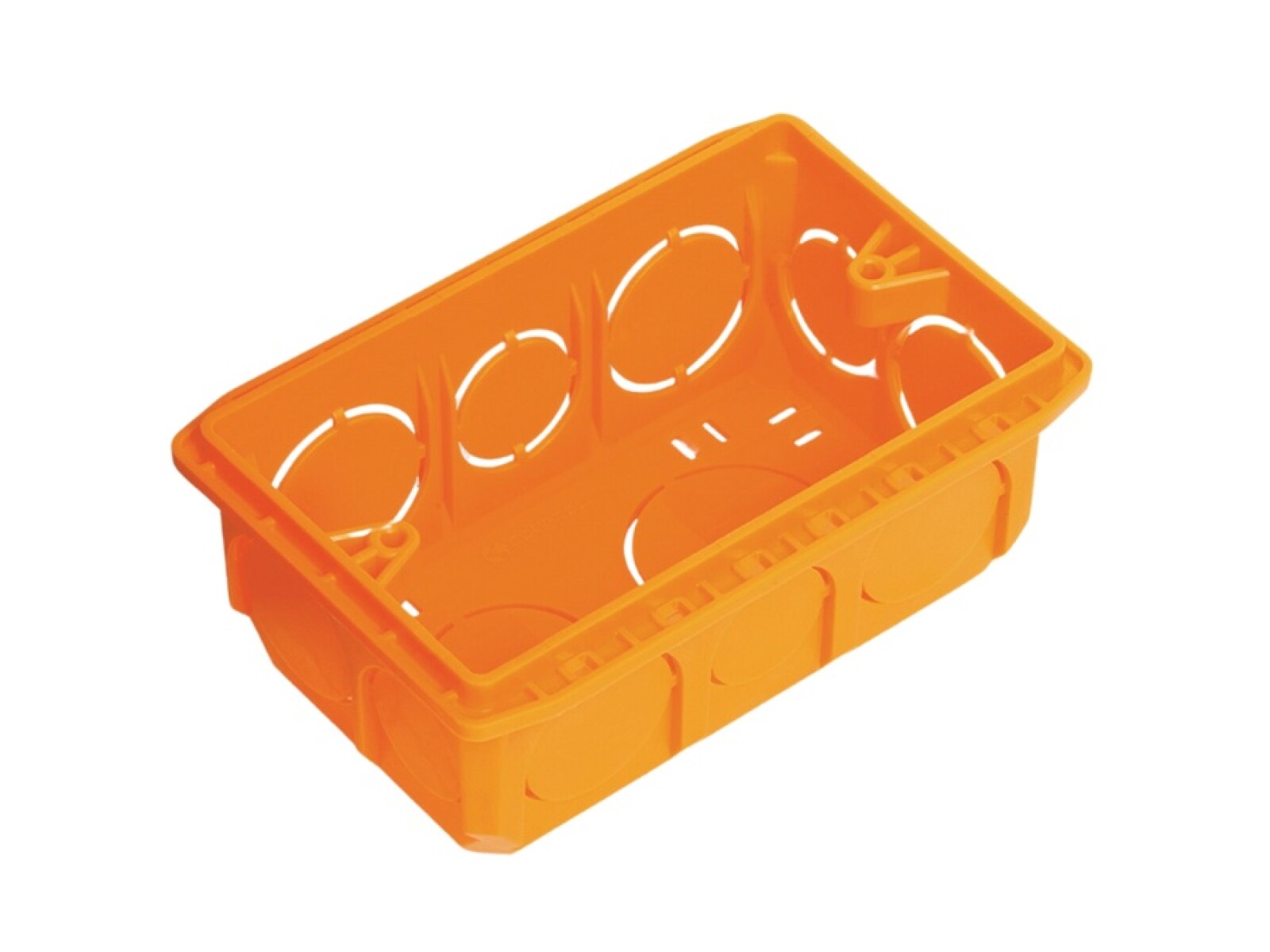 CAJA DE LLAVE 2X4 DE EMBUTIR NARANJA CONATEL 