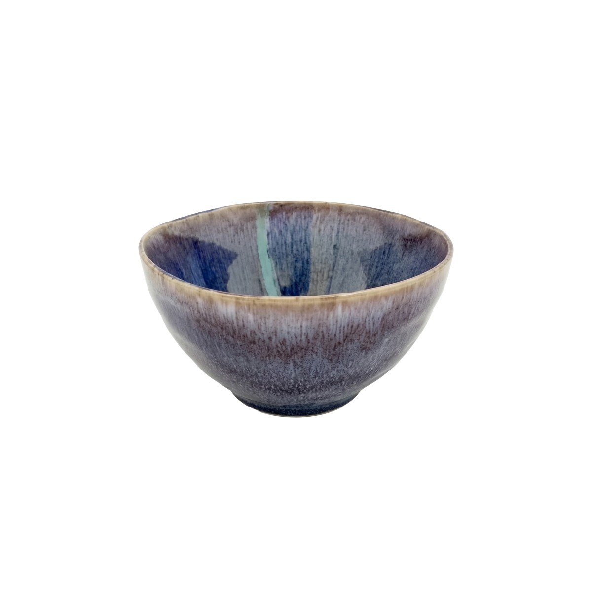 BOWL CERAMICA AZUL ARTESANAL 14.5X8CM 