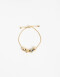 Pulseras Flexibles Metal Pulsera Flexible Dijes - Dorado