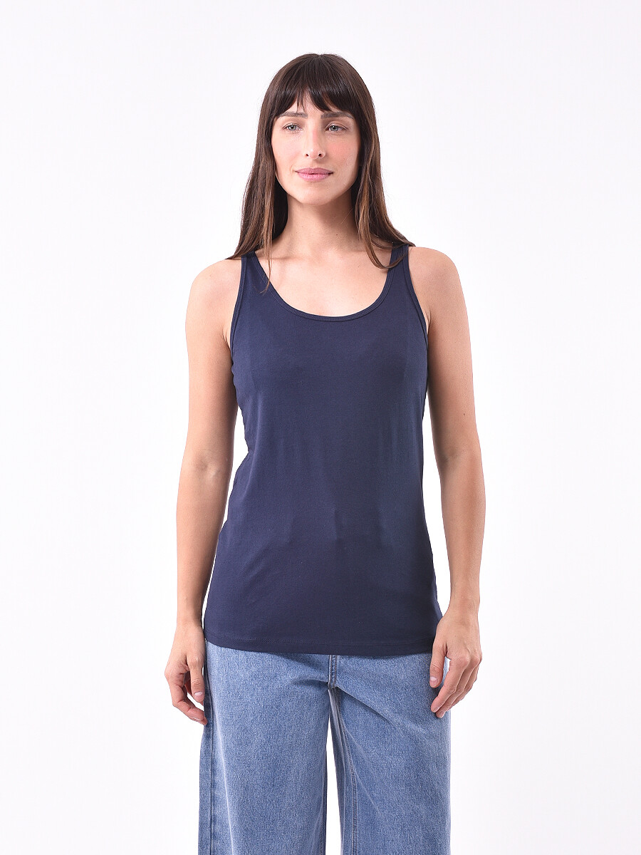 MUSCULOSA INTERIOR - AZUL 