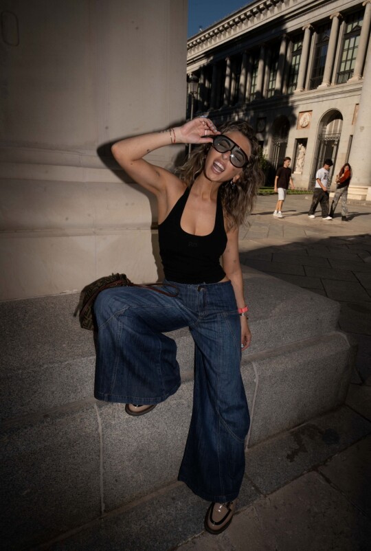 Jean Wavy Azul