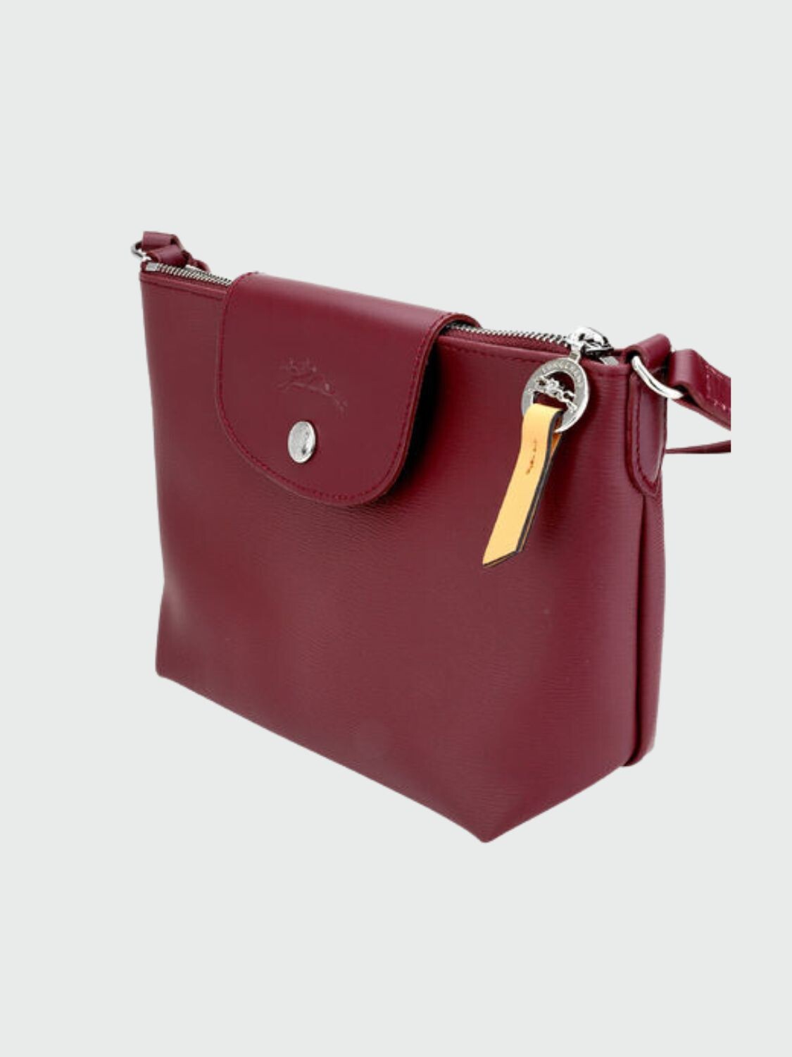 Longchamp -Cartera pequeña de lona revestida con cierre, Le pliage city Estampada