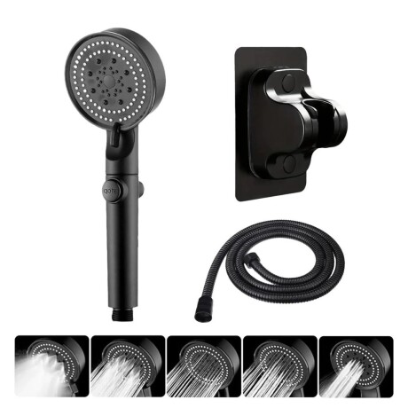 Duchero Lluvero Teléfono Ducha Baño 5 Modos Set Completo Duchero Lluvero Teléfono Ducha Baño 5 Modos Set Completo