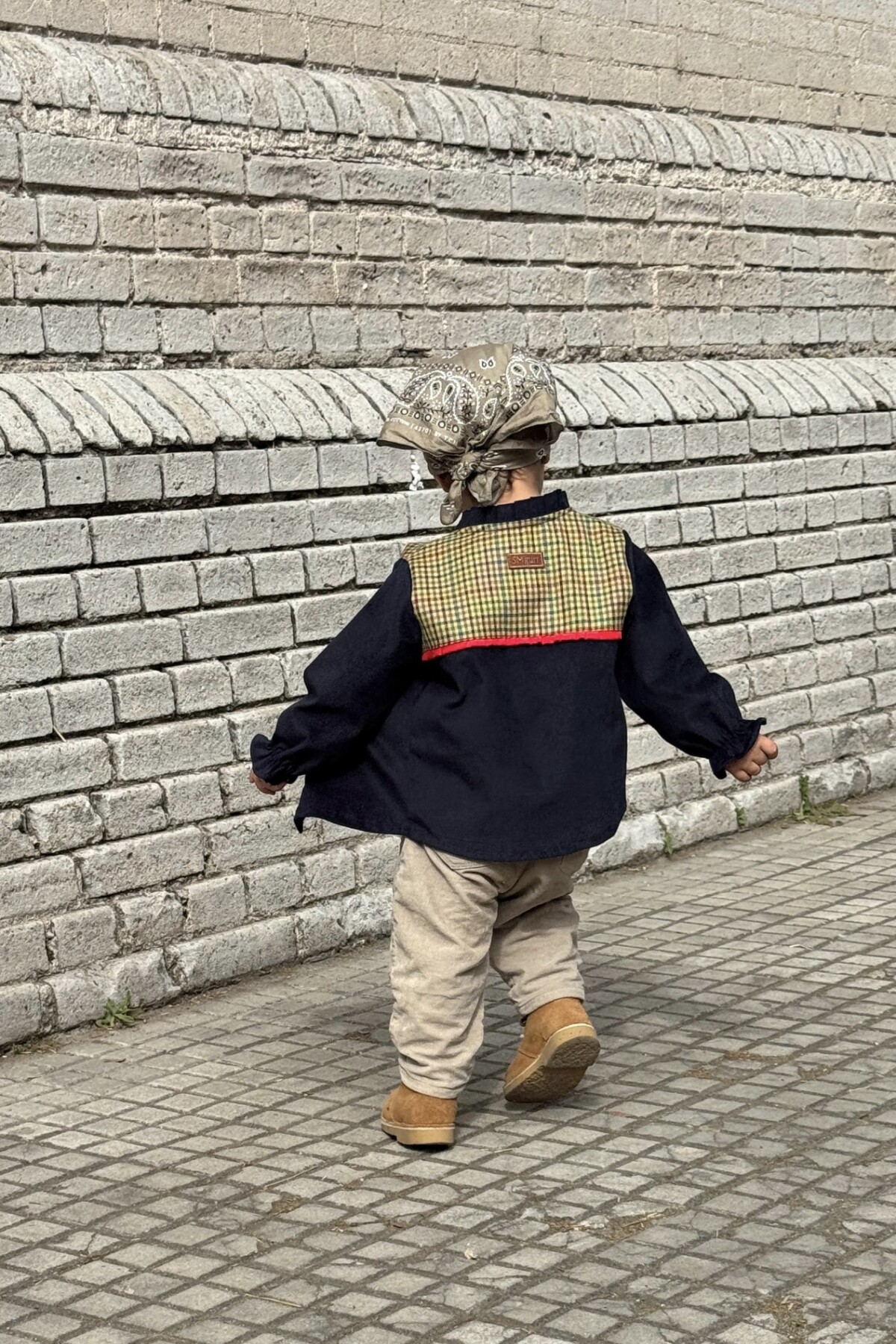 Mini Elegante Shirt Azul Marino