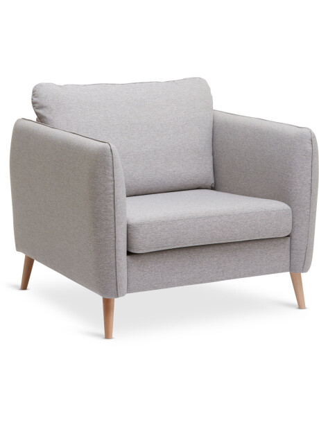 Sillón AAARHUS 1 cuerpo tela gris cl Sillón AAARHUS 1 cuerpo tela gris cl