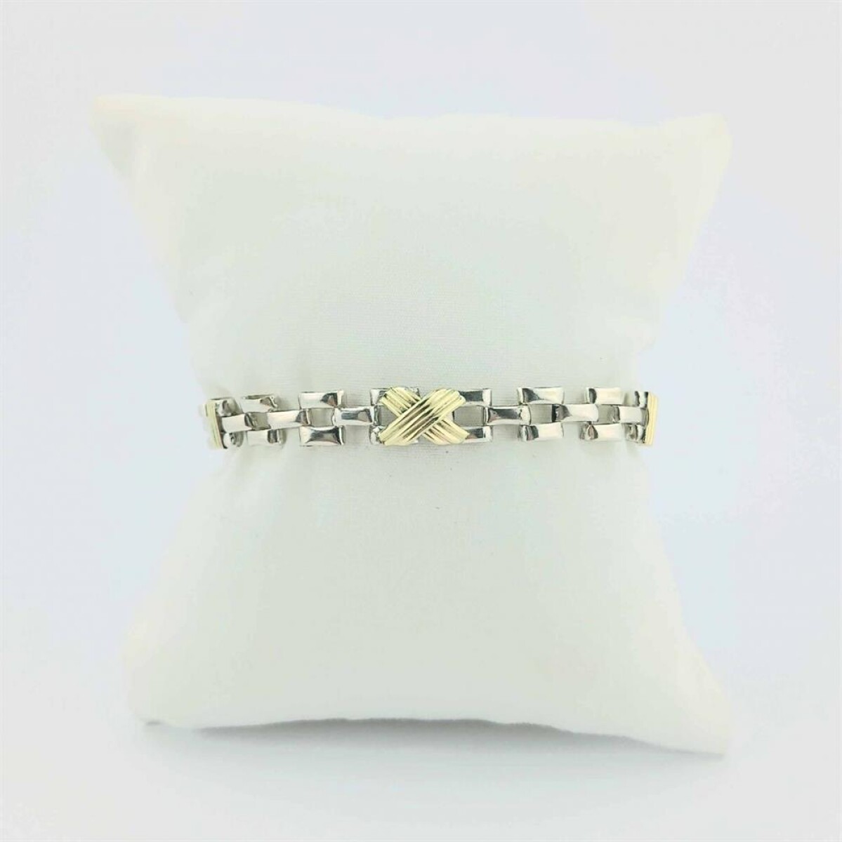 Pulsera panter de plata 925 y double en oro 18 ktes. 