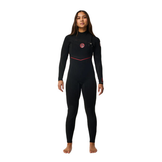 Traje Rip Curl Flash Bomb Fusion Chest Zip 4/3 - Negro Traje Rip Curl Flash Bomb Fusion Chest Zip 4/3 - Negro