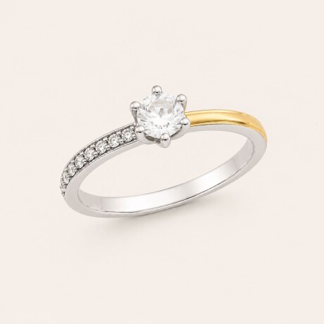Anillo Idalia - Plata y Oro Anillo Idalia - Plata y Oro