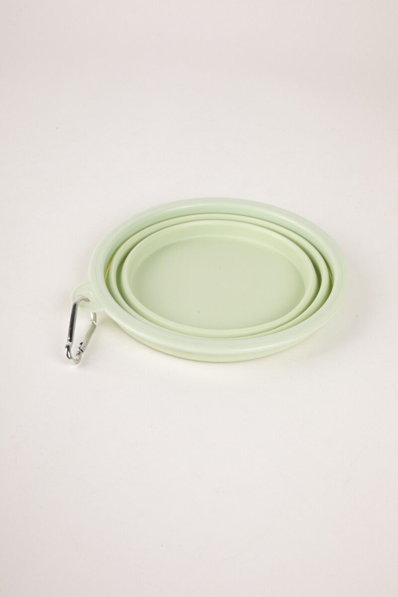 PLATO MEDIANO PLEGABLE DE SILICONA PARA PERRO VARIOS