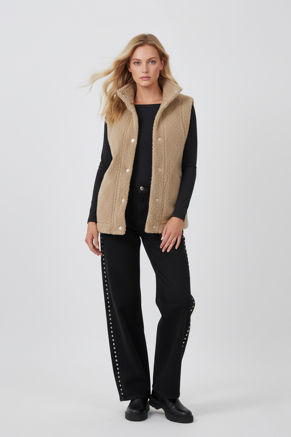 Chaleco Vivesca Beige Claro