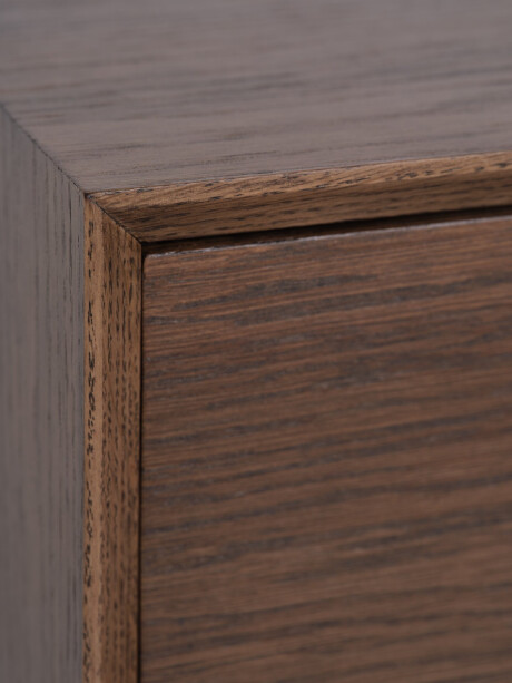 Mesa de luz HOKKSUND 1 cajón roble osc Mesa de luz HOKKSUND 1 cajón roble osc