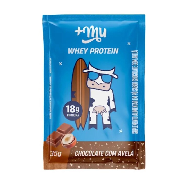 MAIS MU WHEY PROTEIN SACHET AVELLANA 35G única