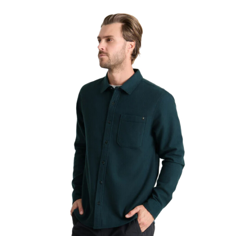 Camisa ML Roark Crossroads Flannel - Verde Camisa ML Roark Crossroads Flannel - Verde