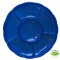 Bandeja Circular Biodegradable para Copetin x3 Un Azul