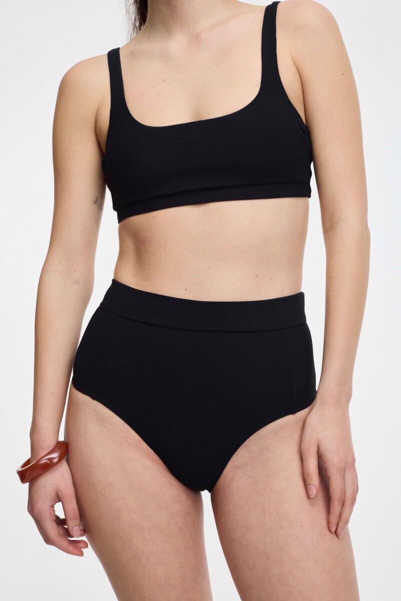 Bikini Positano - Negro Rib 