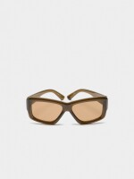 Gafas De Sol Cuadradas caqui