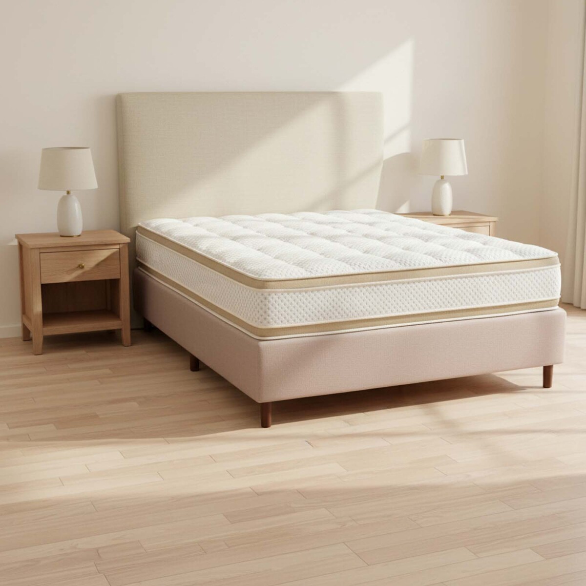 SOMMIER - DE ESPUMA IVORY A 2 PLAZAS 