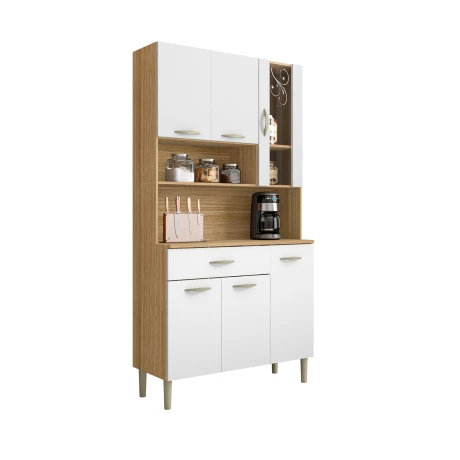 Modulo De Cocina Linea Golden Blanco FREIJO Y BLANCO