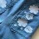 Pantalon Denim Fleur Pantalon Denim Fleur