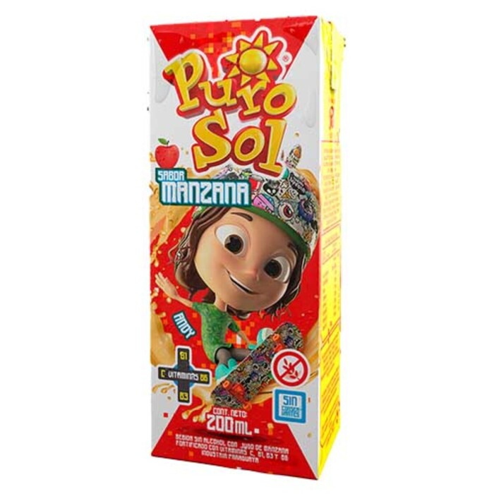PURO SOL MANZANA FR. X 200 ML. única