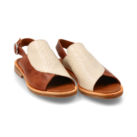 SANDALIAS CUERO - FATIMA TOSTADO