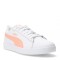 Championes de Mujer Puma Smash V2 Leather Blanco - Anaranjado Melón