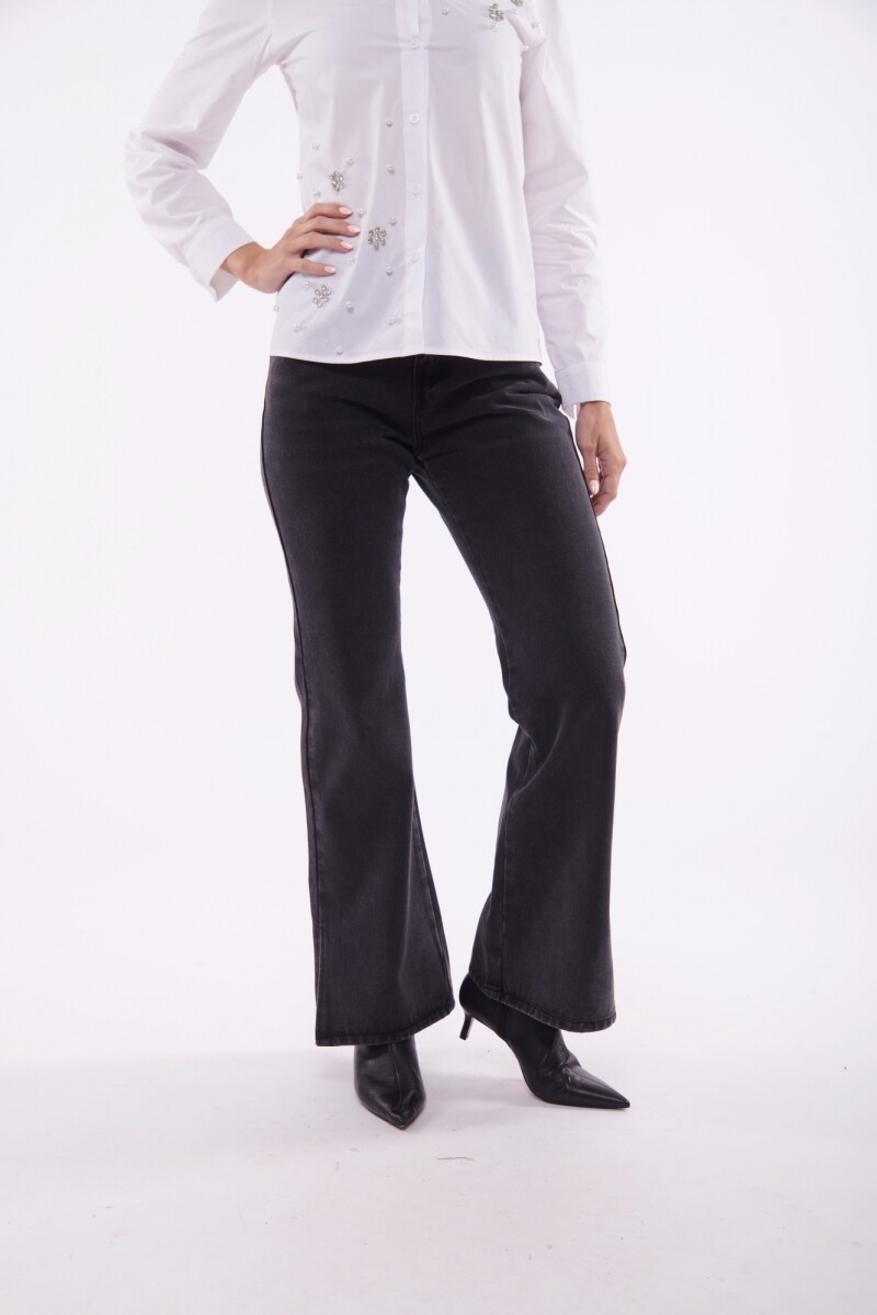 JEAN YASMINA FLARE GRIS