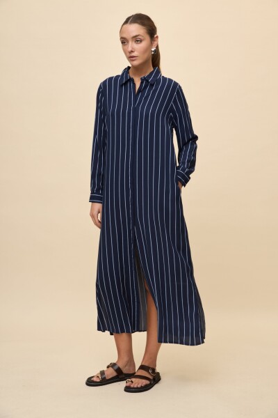 VESTIDO ALLORA Azul Marino