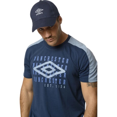 Kit Abrigo Umbro Junior Medias Gorro Guantes Invierno Azul