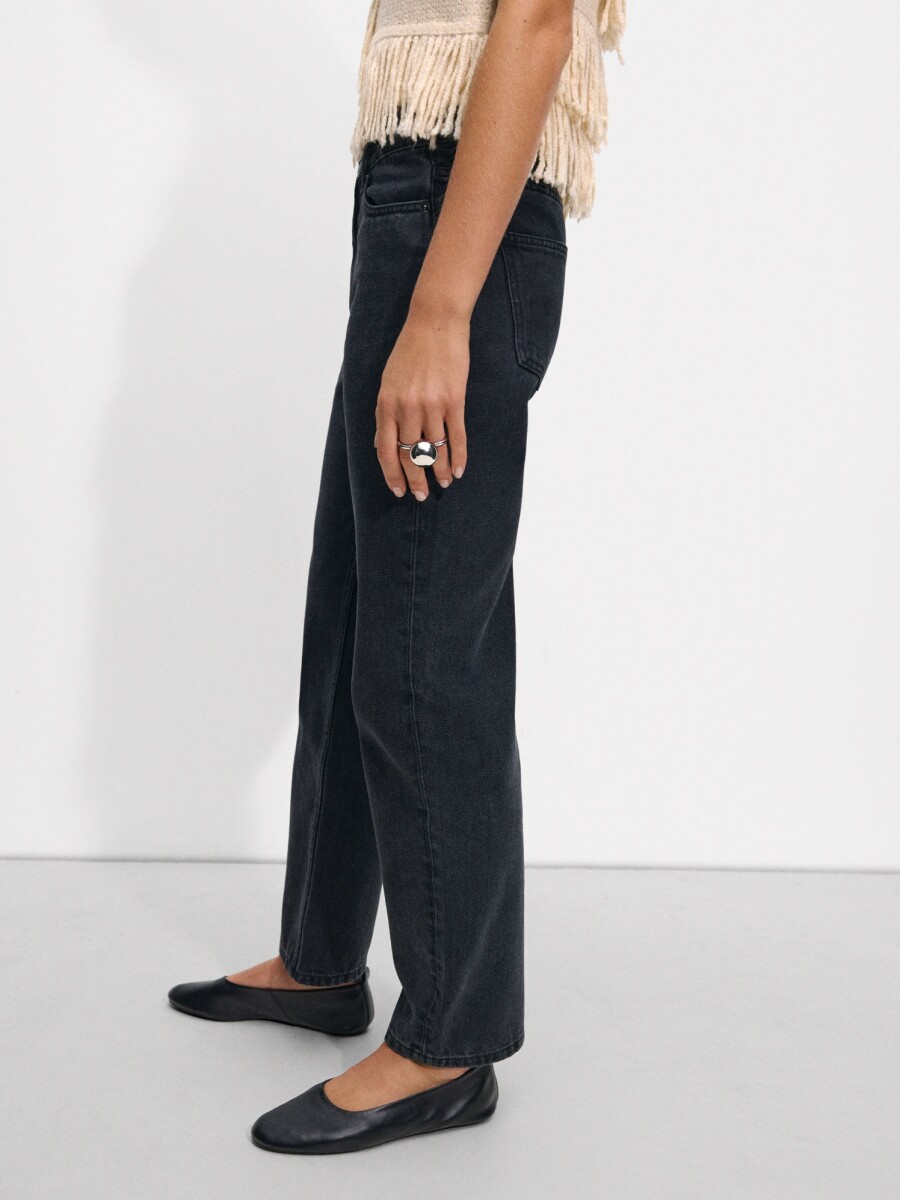 Pantalón Vaquero Recto negro
