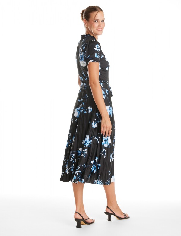 Vestido Flores NEGRO/MULTI