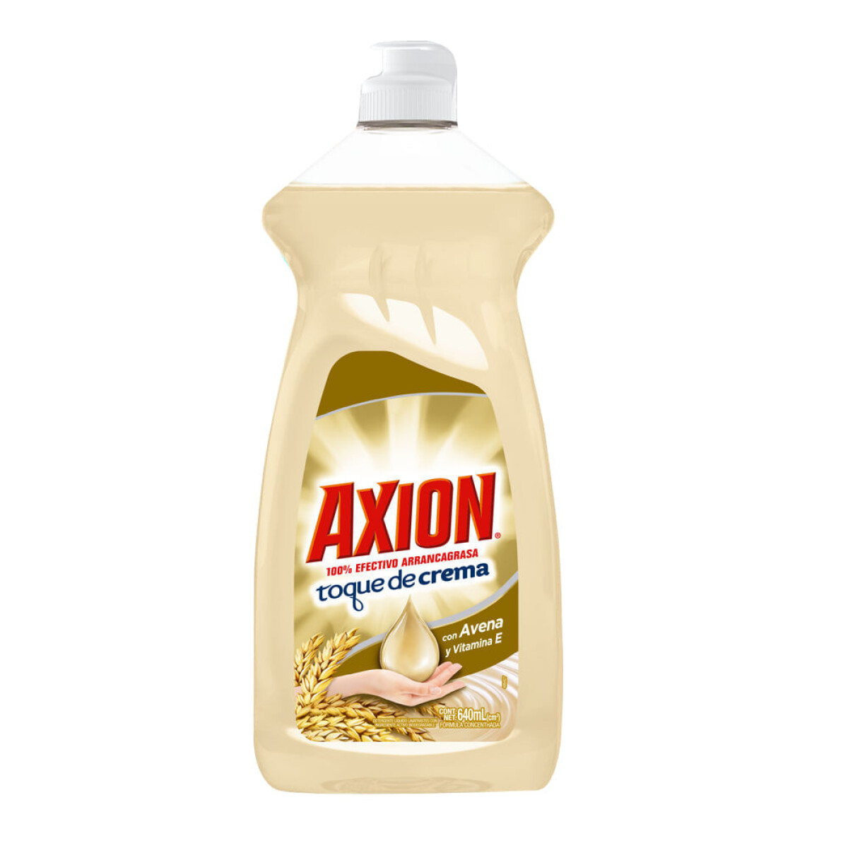 Detergente Líquido Axion Avena 640 ML 